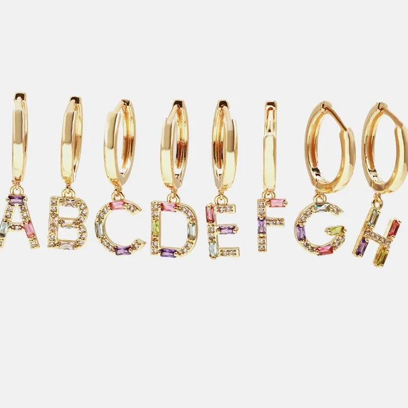 26 Αρχικό Σκουλαρίκι Alphabet