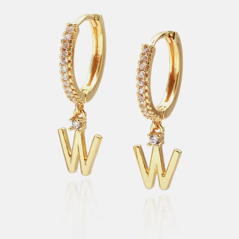 Αρχικό σκουλαρίκι Dangle W