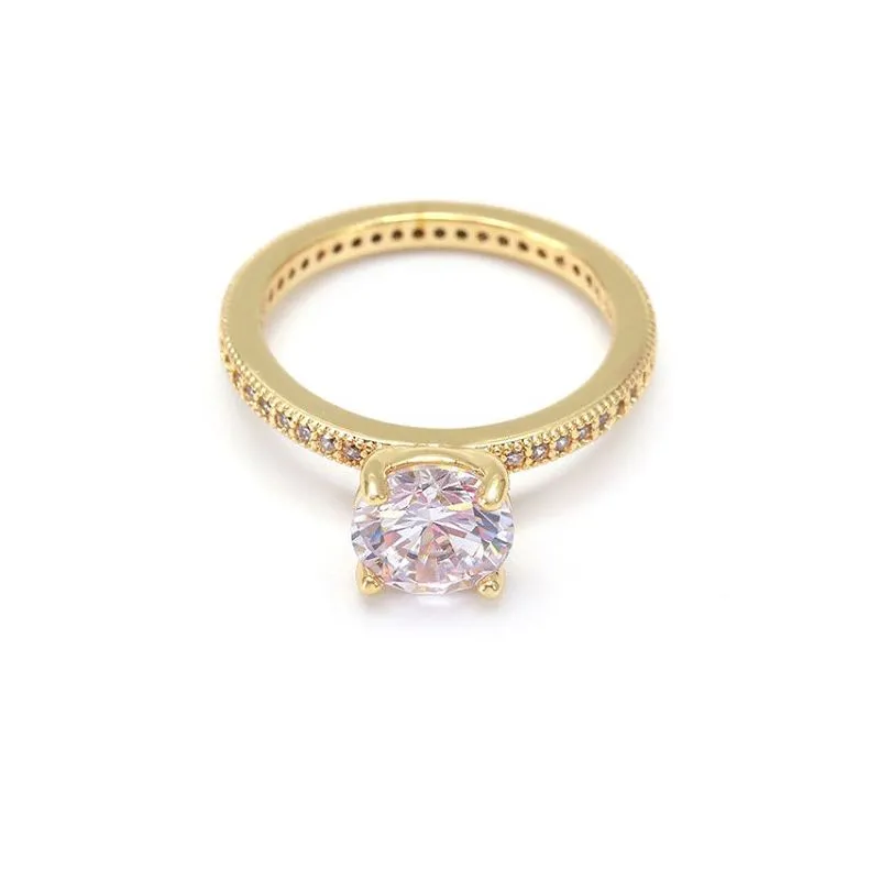 Ασημένιο λευκό Cz Βέρα